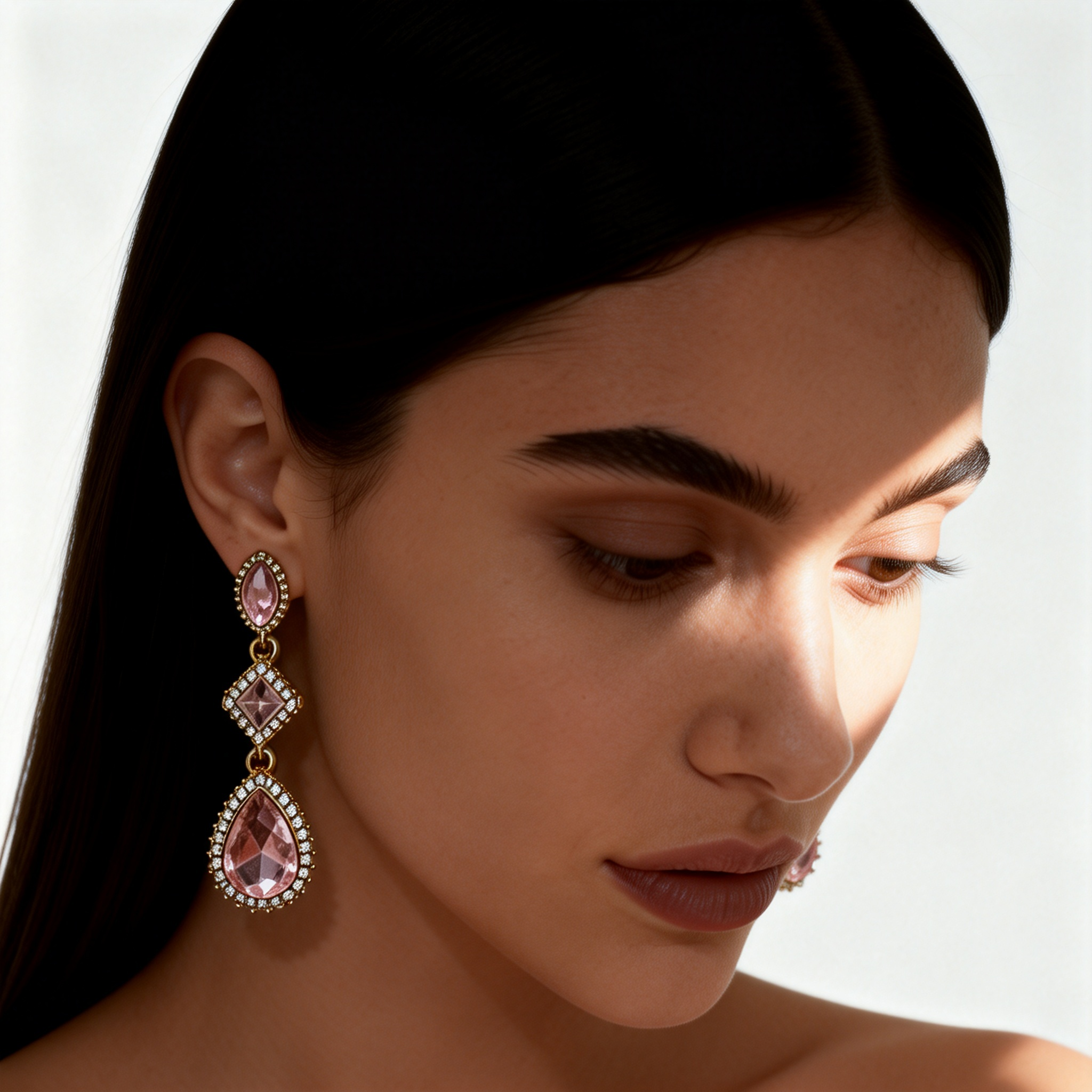 Pendientes de cristalina premium Elegante – MINOMINO