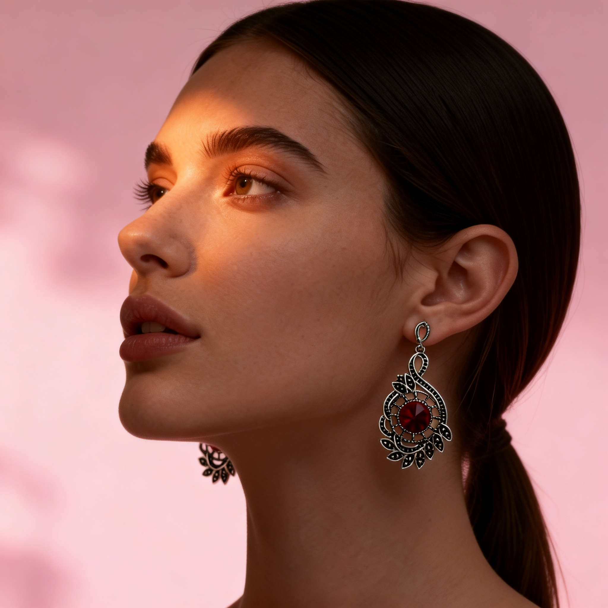 Pendientes Retro flor Vintage – MINOMINO
