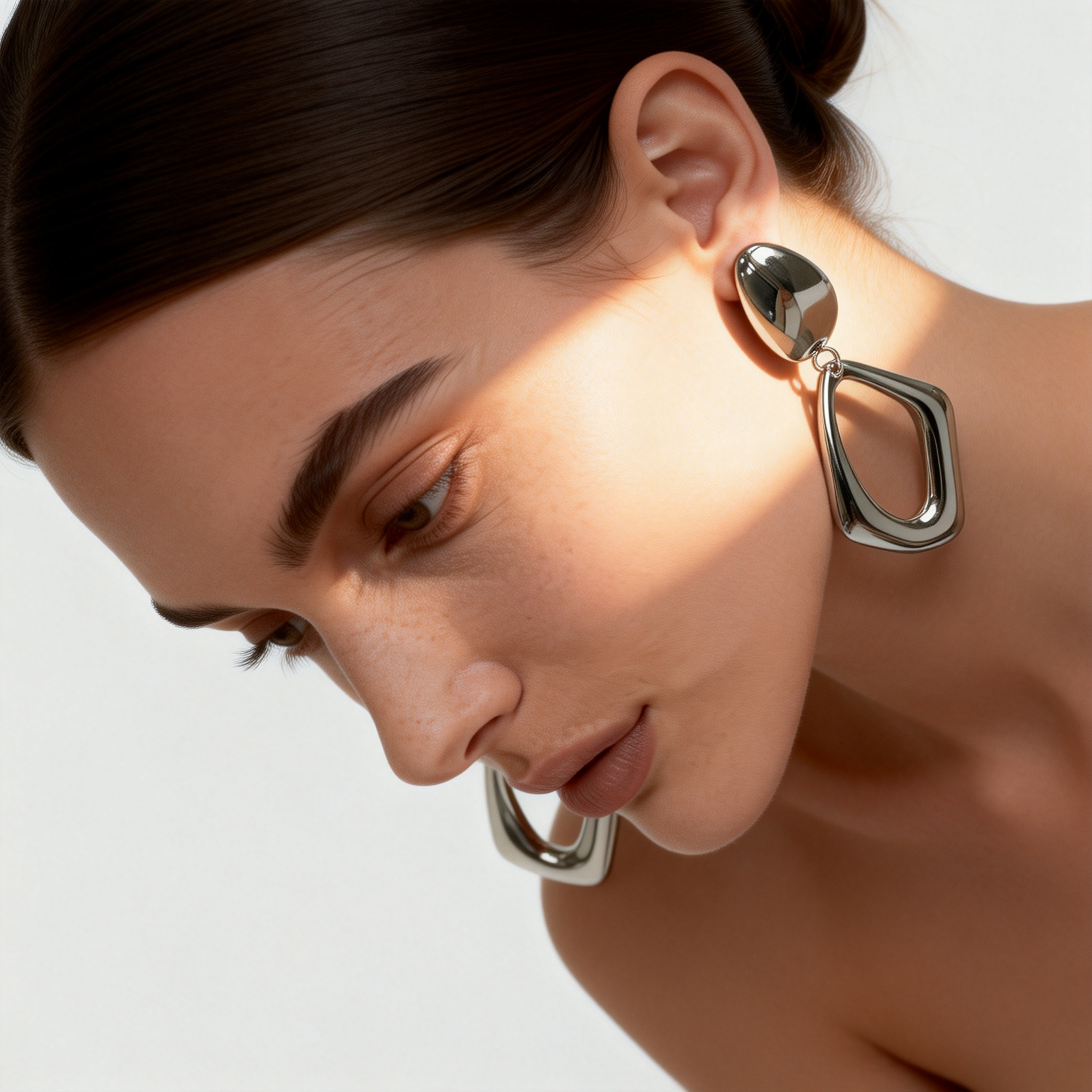 Pendientes de doble aro Moderno – MINOMINO