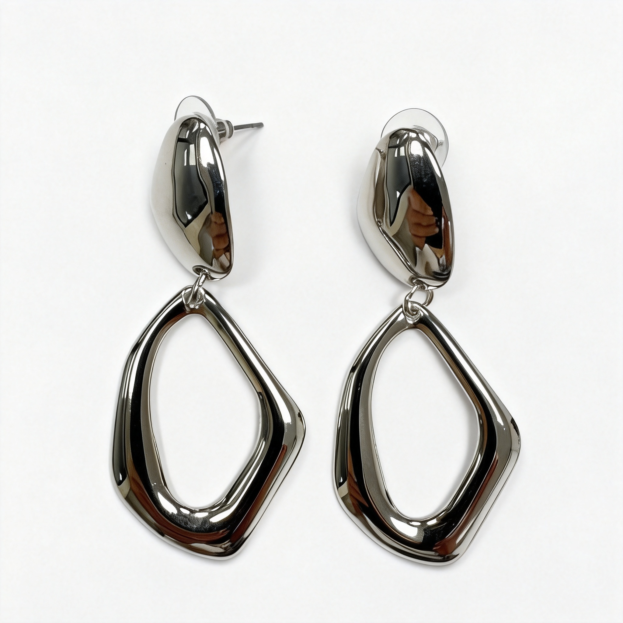 Pendientes de doble aro Moderno – MINOMINO