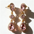 Pendientes de cristalina premium Elegante – MINOMINO