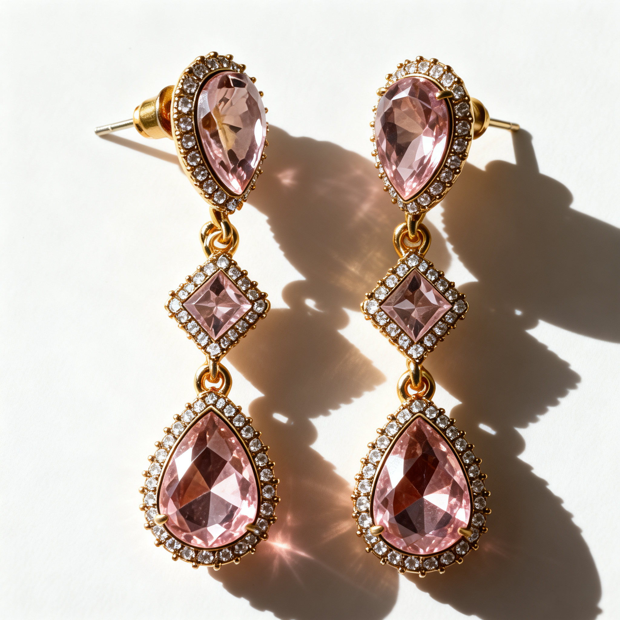 Pendientes de cristalina premium Elegante – MINOMINO