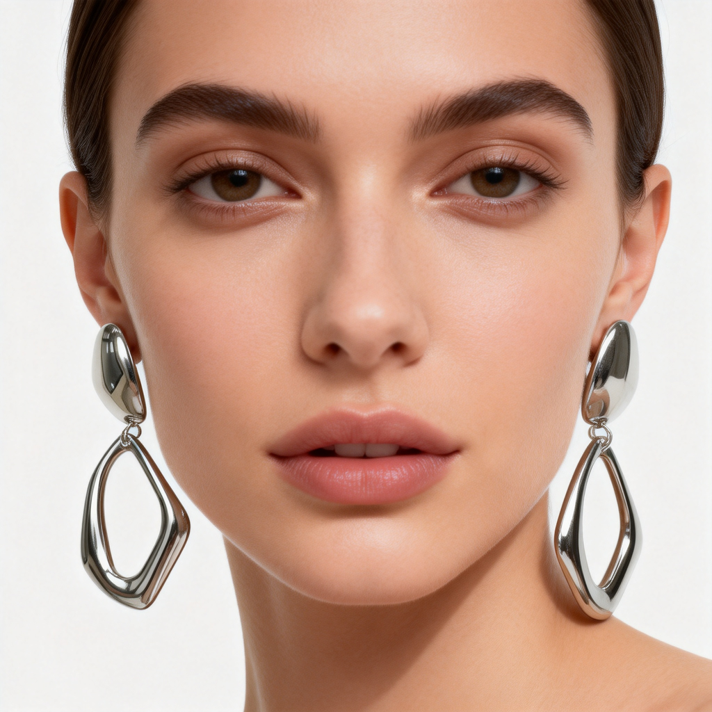 Pendientes de doble aro Moderno – MINOMINO