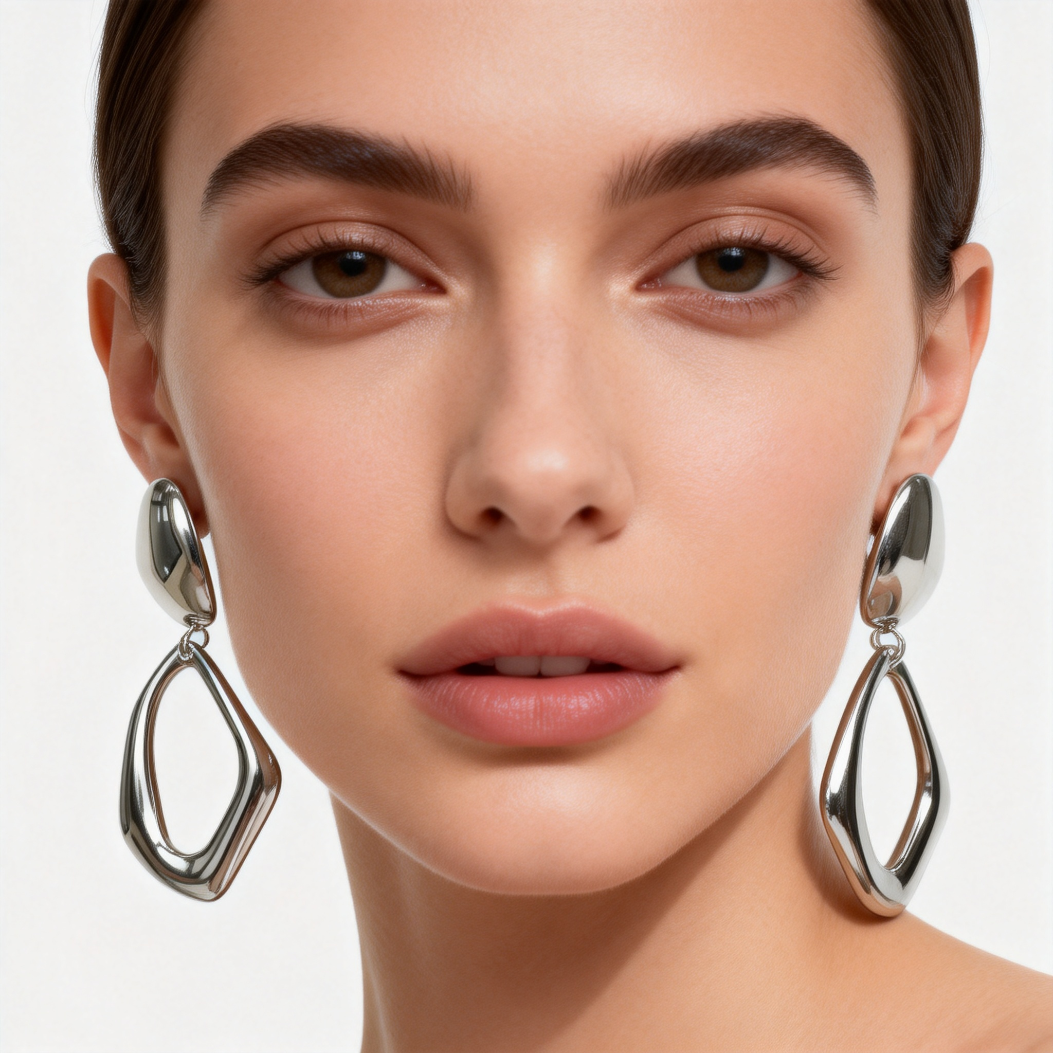 Pendientes de doble aro Moderno – MINOMINO
