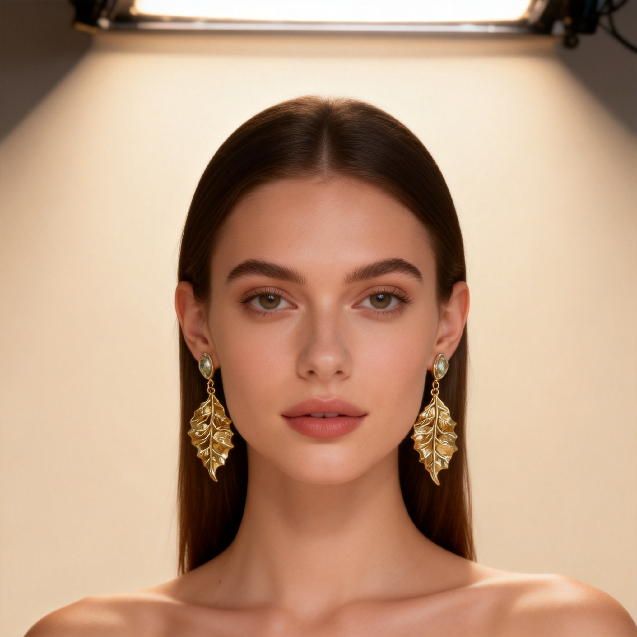 Pendientes hoja cristalina Elegante – MINOMINO