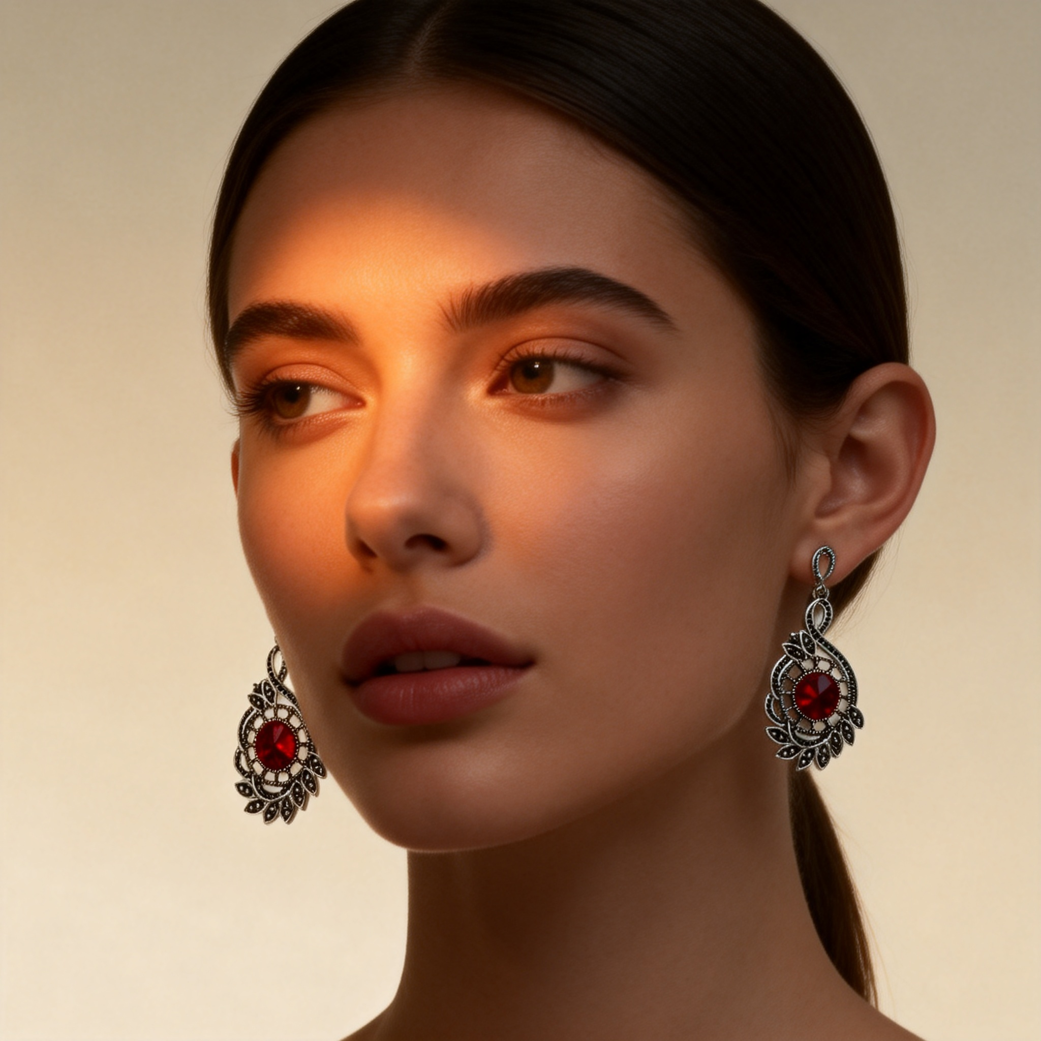 Pendientes Retro flor Vintage – MINOMINO