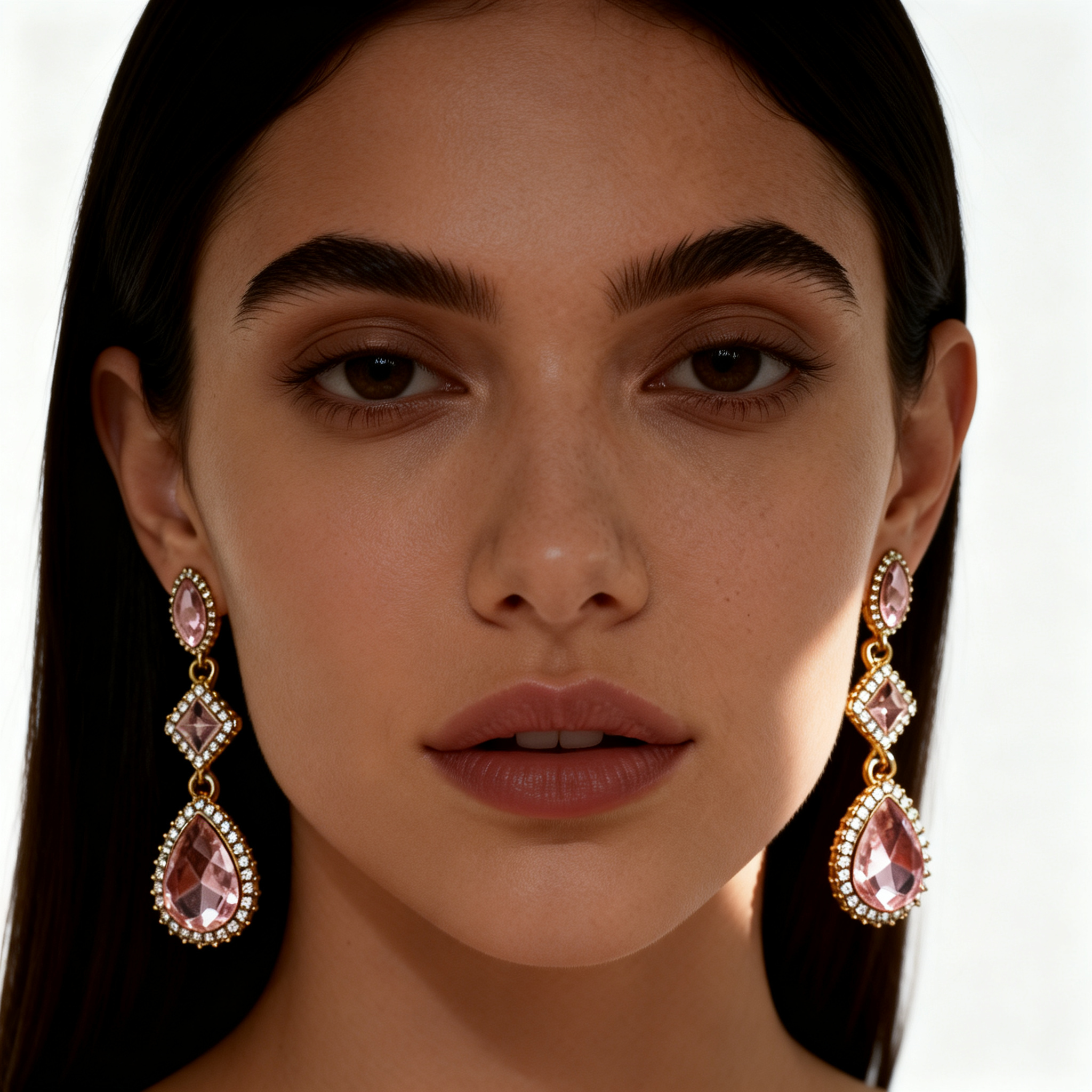 Pendientes de cristalina premium Elegante – MINOMINO
