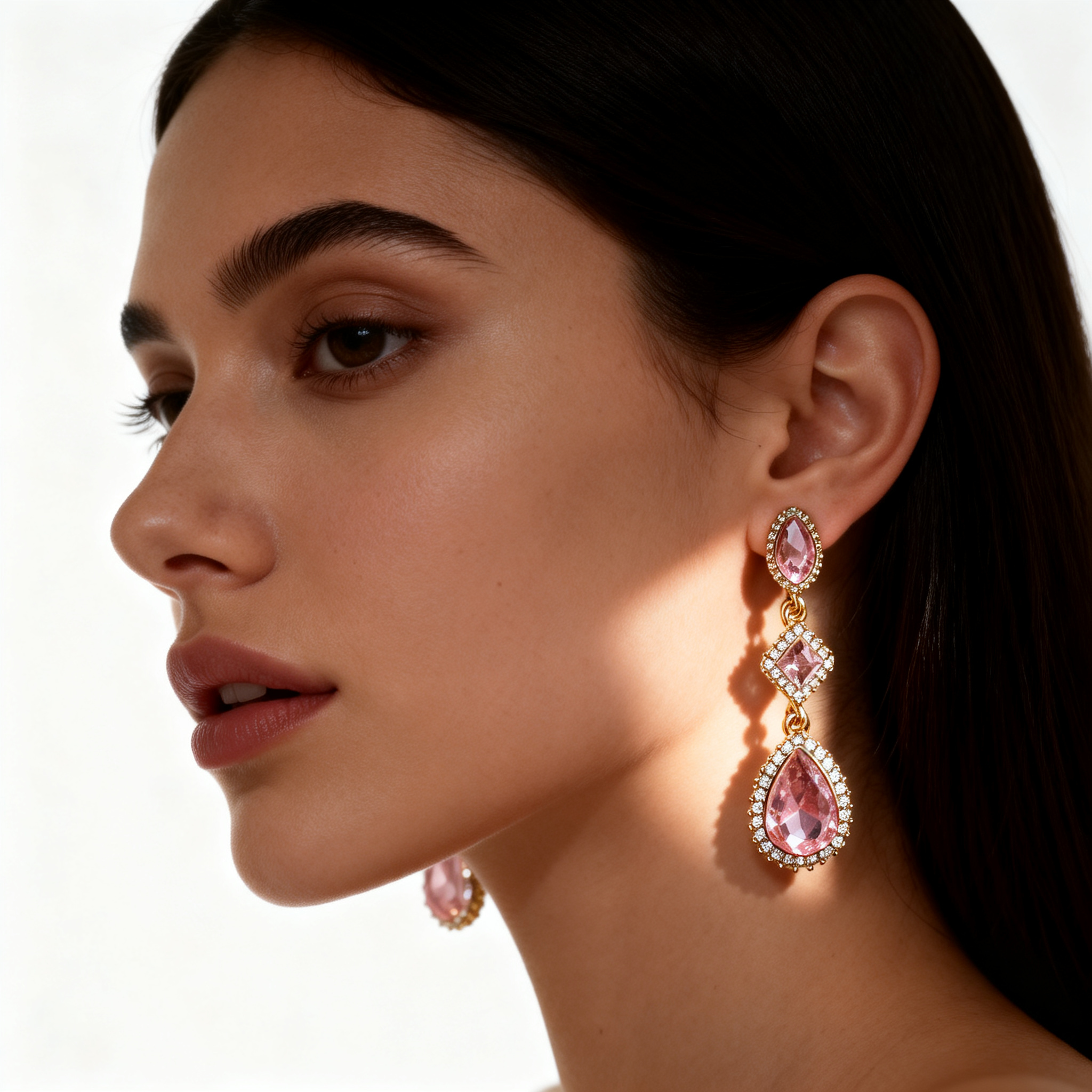 Pendientes de cristalina premium Elegante – MINOMINO