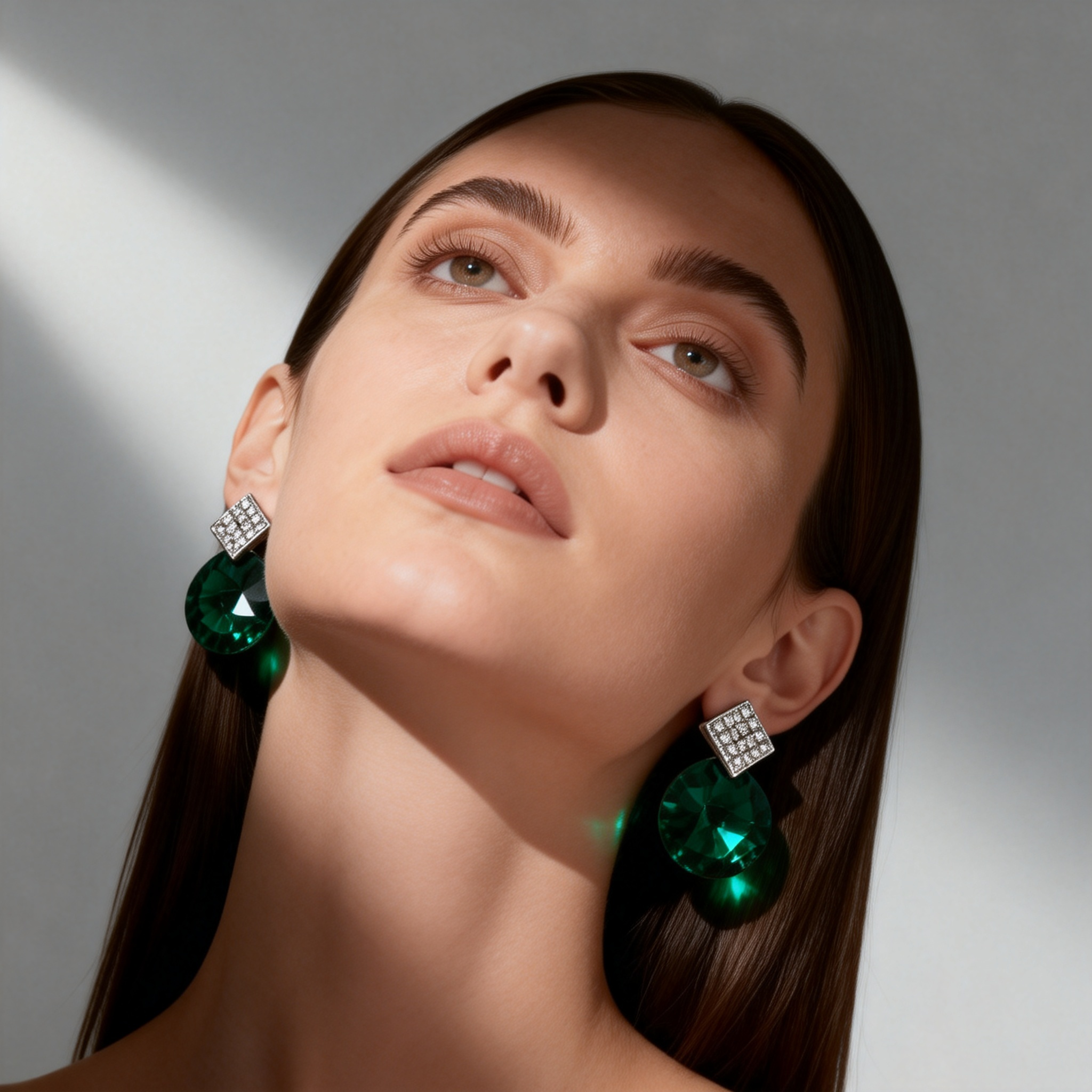 Pendiente clásica cristal Elegante – MINOMINO